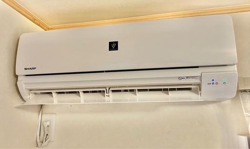 【シャープ製】2019年製 2.5kW エアコン本体＋室外機セット（7/13取り外し