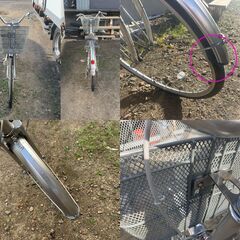 Luculia ママチャリ 自転車 シティサイクル 27インチ 中古現状品の画像
