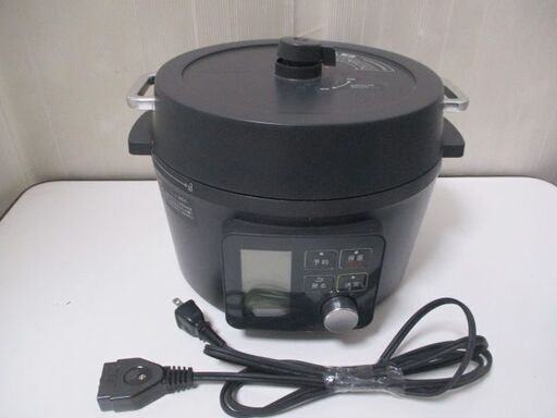 G∀197 電気圧力鍋/炊飯器 アイリスオーヤマ KPC-MA4-B 2023年製 中古品 ブラック 検：IRIS OHAYAMA 家電 圧力鍋