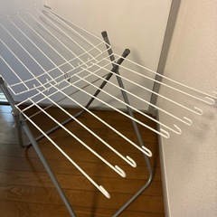 折りたたみ可能！タオル掛け 物干し 室内 タオルハンガー タオル干し の画像
