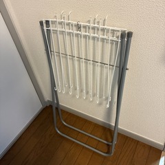 折りたたみ可能！タオル掛け 物干し 室内 タオルハンガー タオル干し の画像