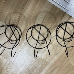 鉢カバー、マット、植木鉢フックの画像