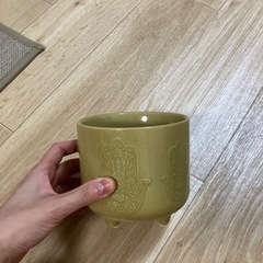 鉢カバー、マット、植木鉢フックの画像