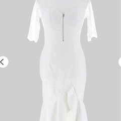 7/6限定 DAZZY ドレス （S） ホワイト キャバドレス