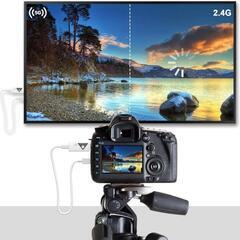 ワイヤレスHDMI⭐️小型 拡張モード 4台増設可能 送受信気セット 無線化の画像