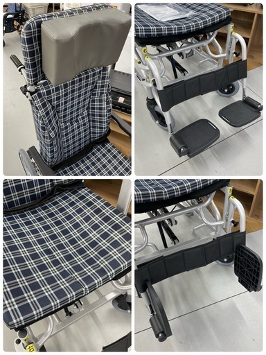 R371 ☀️ ジモティー限定特別価格！美品！ カワムラサイクル 介助用 ティルト・リクライニング車いす KXLシリーズ  ⭐ クリー