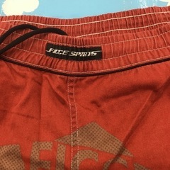 水陸両用ハーフパンツ　ficce sports　サイズL　水着にも　速乾性あり　マリンスポーツ　海　水遊び用　の画像