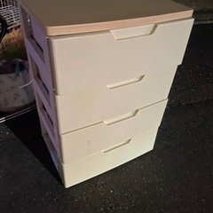 プラチェスト　4段の画像