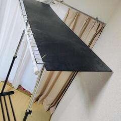 お値下げ！【カインズ】ハンガーラック上下棚付きの画像