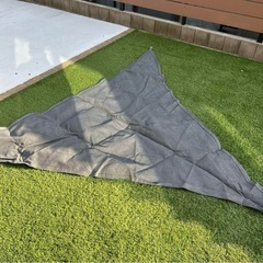 タープ　日除け　サンシェード　Shade Sail 3m x 3m x 3mグレーの画像