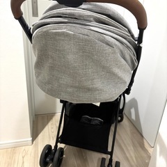 Joie(ジョイー) ベビーカー スマバギ・メッシュ A型 両対面式ベビーカー 軽量 グレーフランネルの画像