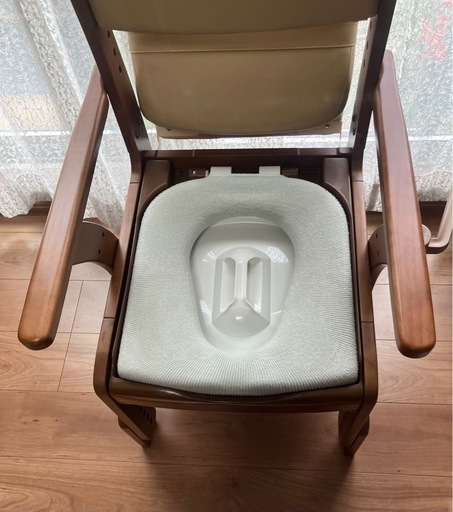 ほぼ未使用 家具調コンパクトトイレ 安寿