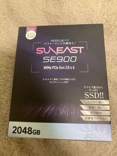 PCパーツ SUNEAST 2TB NVMe SSD