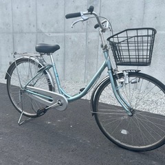 R3 ブリヂストン EB60 B7L エブリッジ EBRIDE 26インチ 自転車　水色 学生さん ママチャリ お買い物 現状の画像