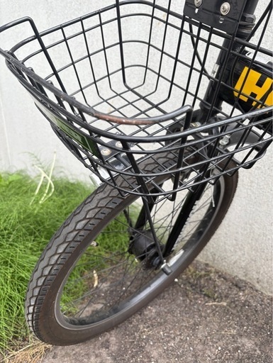 自転車　中古　黒　HUMMER 24型 子供用 