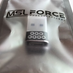 【新品未使用】MSL FORCE Type-C to USB  (メスtoオス) USBコネクタの画像