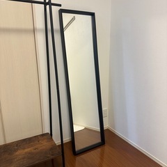 IKEAイケア GARNESガーネス フック シェルフ付きミラー ドア掛け