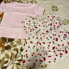 120センチ　Tシャツ　ワンピースの画像