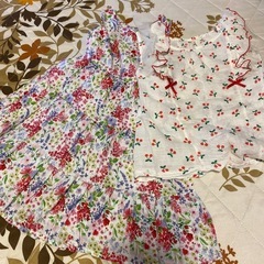 130センチ　ワンピース　タンクトップセット