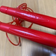アシックス クリア縄跳び レッドの画像