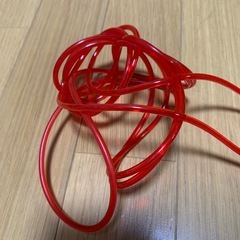 アシックス クリア縄跳び レッドの画像