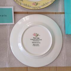 値下げ中✨　TIFFANY　　ペア　チューリップ　皿の画像