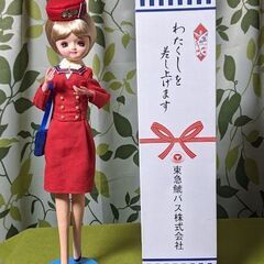 希少■１９９１年(平成３年) 当時物★東急鯱バス ロマンスガイド 人形★H＝４０ｃｍ 元箱付き◎ビンテージ級ながら極美品◎の画像