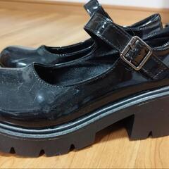 厚底 パンプス レディース 39の画像