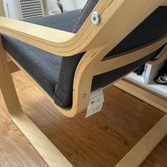 【受け渡し相手確定】IKEA 椅子 POÄNG ポエング スキフテボー ダークグレーの画像