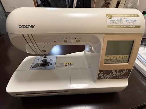 (取引中)brother 刺繍ミシン　ソレイユ 120E EMU1901