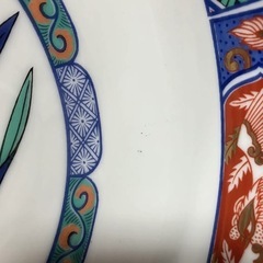 柴田陶器 錦水仙 大皿 深皿 鉢の画像