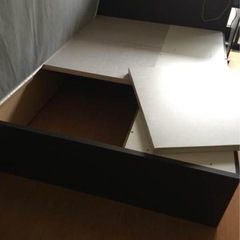 状態良　ニトリ　ダブルベッドフレームのみの画像
