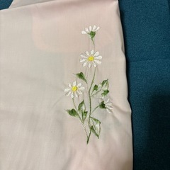 【新品未使用】②昭和レトロ エプロン 薄ピンクの画像