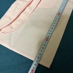 【新品未使用】②昭和レトロ エプロン 薄ピンクの画像