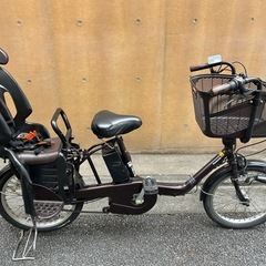 電動アシスト自転車 チャイルドシート付き ギュツトミニOGKカゴ付き