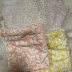 古いバスタオル4枚の画像