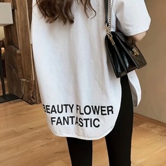 【新品未使用】レディース Tシャツ ホワイト XL オシャレ 可愛い の画像