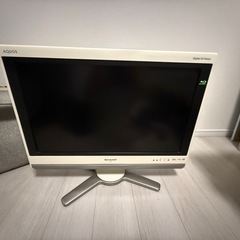 シャープ2009年製　テレビ　26インチ