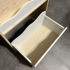 【美品✨】キッズ本棚 おもちゃ収納付きの画像
