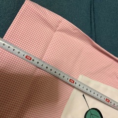 【新品未使用】③昭和レトロ 花柄チェック ピンクの画像