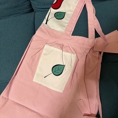 【新品未使用】③昭和レトロ 花柄チェック ピンク