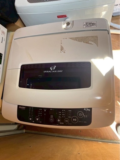 実果子様‼️7/12 Haier 4.2kg 2014年製 JW-K42H