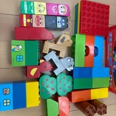 アンパンマン はじめてのブロックバケツLの画像