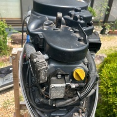 ヤマハF25AWH 2007船外機 船 エンジン 25馬力始動品　動画ありスズキの画像