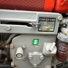耕運機クボタ K75R ディーゼル歩行型 セル付き　一発かかります　動画ありの画像
