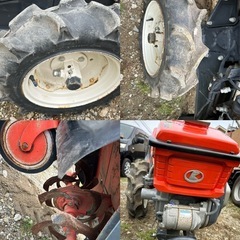 耕運機クボタ K75R ディーゼル歩行型 セル付き　一発かかります　動画ありの画像