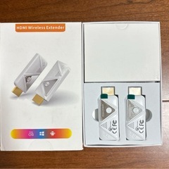 ワイヤレスHDMI⭐️小型 拡張モード 4台増設可能 送受信気セット 無線化の画像