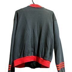 ☆希少・ヴィンテージ☆Stussy スタジャン ブラック/レッド Lサイズの画像