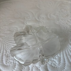 ガラス皿　楓の形5枚セットの画像