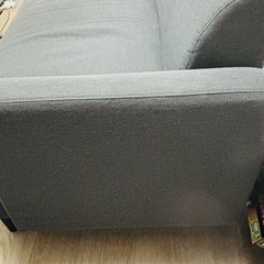 【美品】IKEA 2人掛けソファ HEMLINGBY（ヘムリングビー）ダークグレーの画像